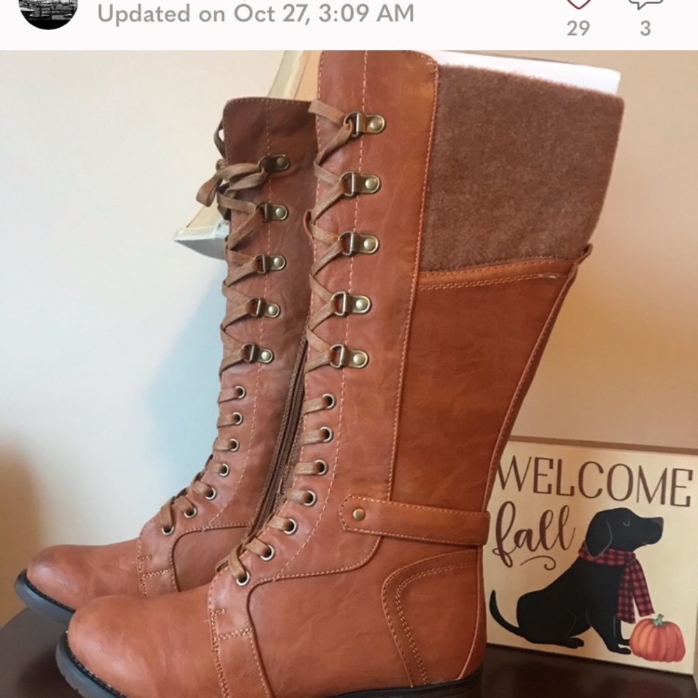 Never worn tall super stylish women’s boots